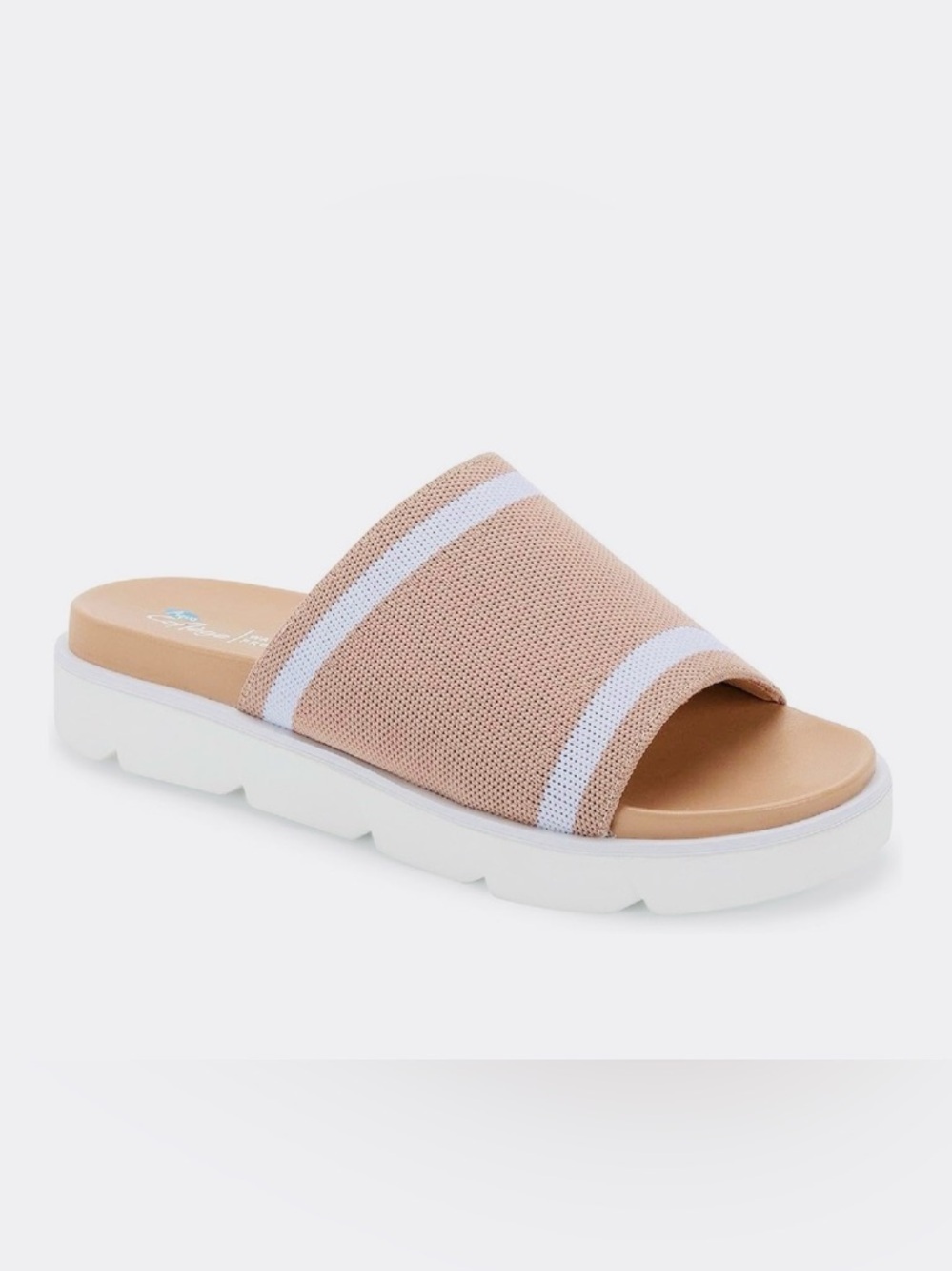 Aqua College Women's Katalina Waterproof SANDALS | Sz. 6.5 | Beige/Blush (NWB)
